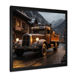 Classic Delivery Truck Photo - Truck Canvas Wall Art