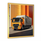Contemporary Cubic 53Ft Truck - Truck Canvas Wall Art