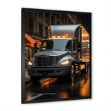 Contemporary Moving Truck - Truck Canvas Wall Art