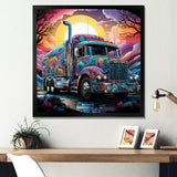 Fantasy Truck Adventure - Truck Canvas Wall Art