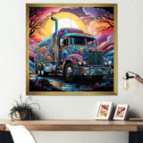 Fantasy Truck Adventure - Truck Canvas Wall Art