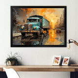 Brown 1930S Delivery Truck I - Transportation Canvas Wall Art