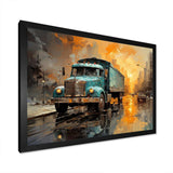 Brown 1930S Delivery Truck I - Transportation Canvas Wall Art