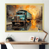 Brown 1930S Delivery Truck I - Transportation Canvas Wall Art