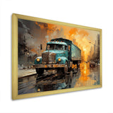 Brown 1930S Delivery Truck I - Transportation Canvas Wall Art