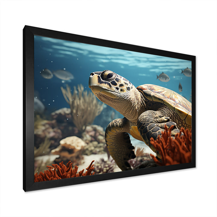 Classic Coastal Life - Turtle Wall Art Prints