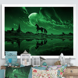 Emerald Enigma Mystical Horse - Horse Wall Art Prints