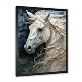 Luscious Horse  Fantasy Hair II - Animals Canvas Wall Art