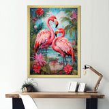 Flamingo Tropical Territories - Flamingo Canvas Wall Art