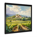 Vineyard Charm Landscape IV - Landscapes Canvas Wall Art