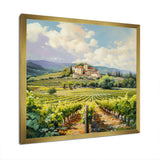 Vineyard Charm Landscape IV - Landscapes Canvas Wall Art