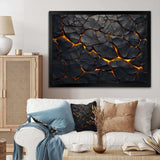 volcano Volcanic Veins - Landscapes Canvas Wall Art