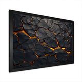 volcano Volcanic Veins - Landscapes Canvas Wall Art