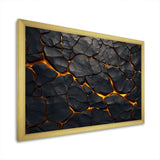 volcano Volcanic Veins - Landscapes Canvas Wall Art