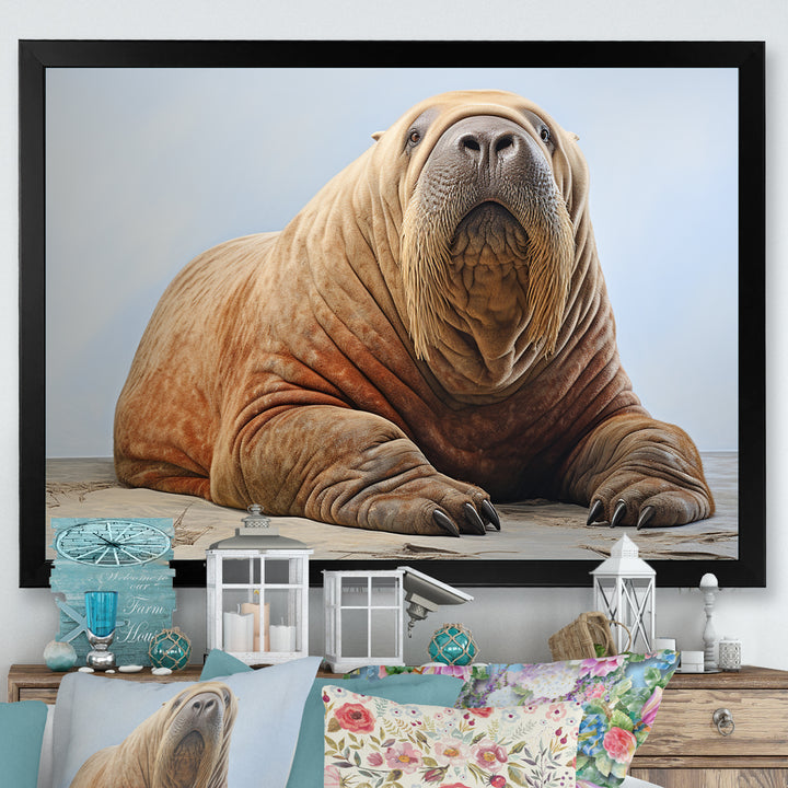 lazy Walrus habitat - Walrus Wall Decor