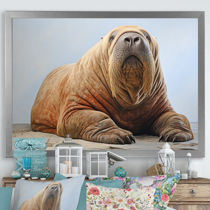 lazy Walrus habitat - Walrus Wall Decor