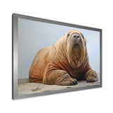 lazy Walrus habitat - Walrus Wall Decor