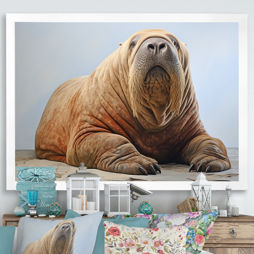 lazy Walrus habitat - Walrus Wall Decor