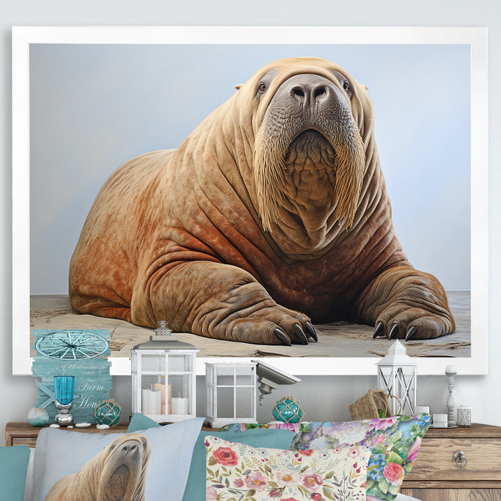 lazy Walrus habitat - Walrus Wall Decor