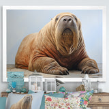 lazy Walrus habitat - Walrus Wall Decor