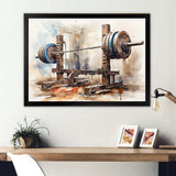 Weightlifting - Sports Canvas Wall Art