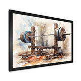 Weightlifting - Sports Canvas Wall Art