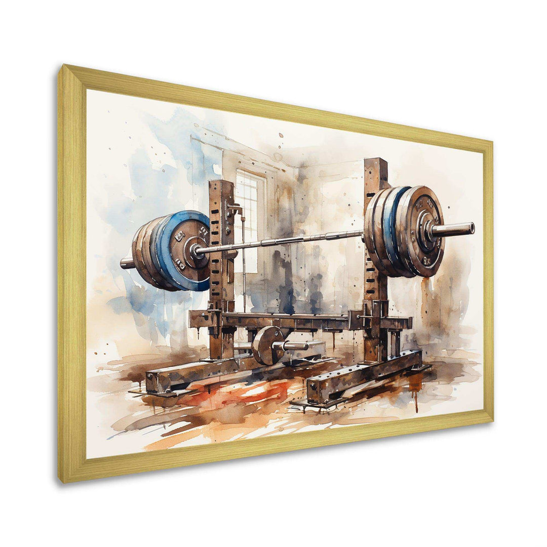 Weightlifting - Sports Canvas Wall Art