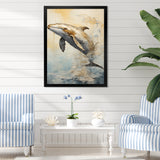 breaching Whale - Whale Wall Art Prints