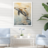 breaching Whale - Whale Wall Art Prints