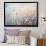 Wildflowers Wander meadows - Floral Canvas Wall Art