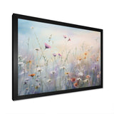 Wildflowers Wander meadows - Floral Canvas Wall Art