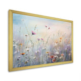 Wildflowers Wander meadows - Floral Canvas Wall Art