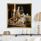 Classic Elegance - Food & Beverage Canvas Wall Art