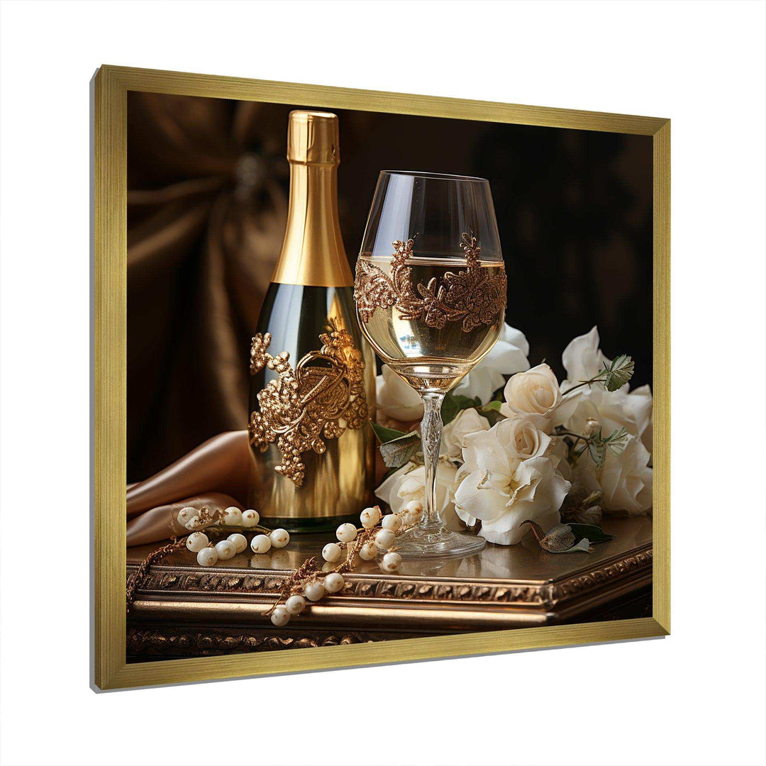 Classic Elegance - Food &amp; Beverage Canvas Wall Art