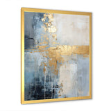 beige and gold simple winter landscape - Landscapes Canvas Wall Art