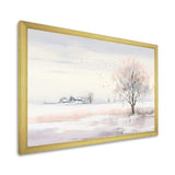 winter scenery minimalism - Landscapes Canvas Wall Art