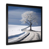 winter scenery minimalism - Landscapes Canvas Wall Art