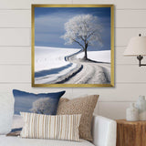 winter scenery minimalism - Landscapes Canvas Wall Art