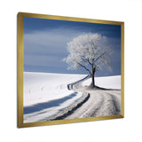 winter scenery minimalism - Landscapes Canvas Wall Art