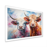 Cute Multicolor Yaks selfie - Yaks Living Room Wall Art