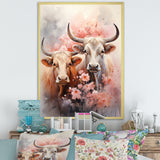 Romanticism Yaks couple harmony - Yaks Bedroom Wall Art