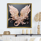 minimalism angel wings - Fashion Canvas Wall Art