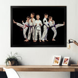 Karate Kids - Martial Arts Canvas Wall Art