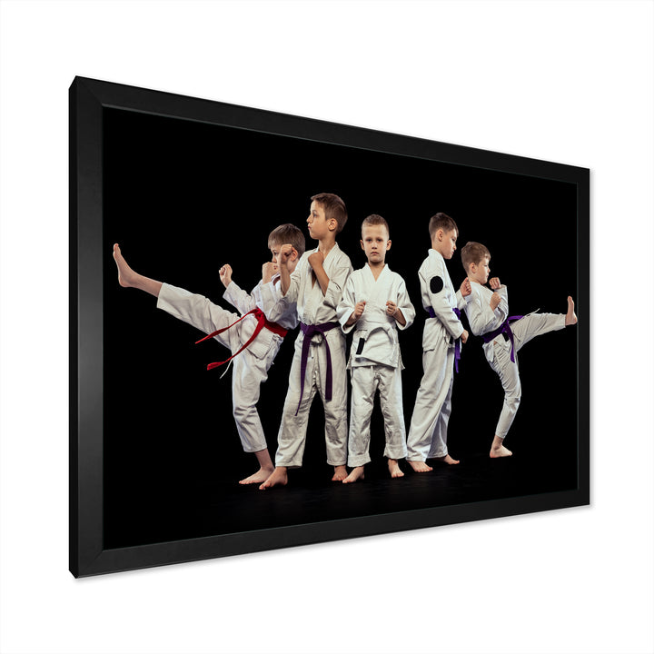 Karate Kids - Martial Arts Canvas Wall Art