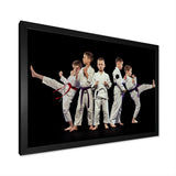 Karate Kids - Martial Arts Canvas Wall Art