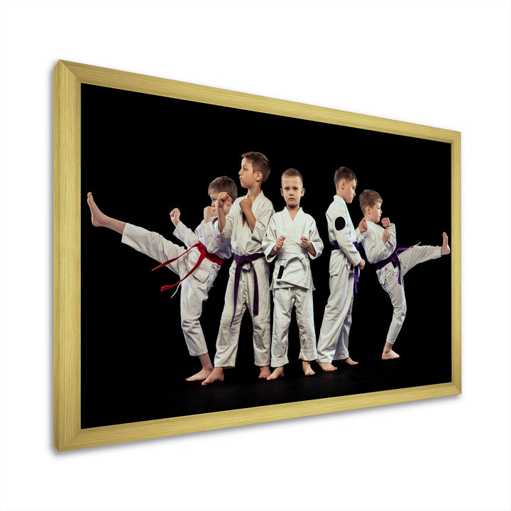 Karate Kids - Martial Arts Canvas Wall Art