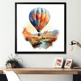 Hot Air Balloon dreamscape - Hot Air Balloon Canvas Wall Art