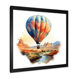 Hot Air Balloon dreamscape - Hot Air Balloon Canvas Wall Art