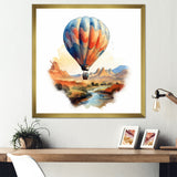 Hot Air Balloon dreamscape - Hot Air Balloon Canvas Wall Art