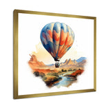 Hot Air Balloon dreamscape - Hot Air Balloon Canvas Wall Art